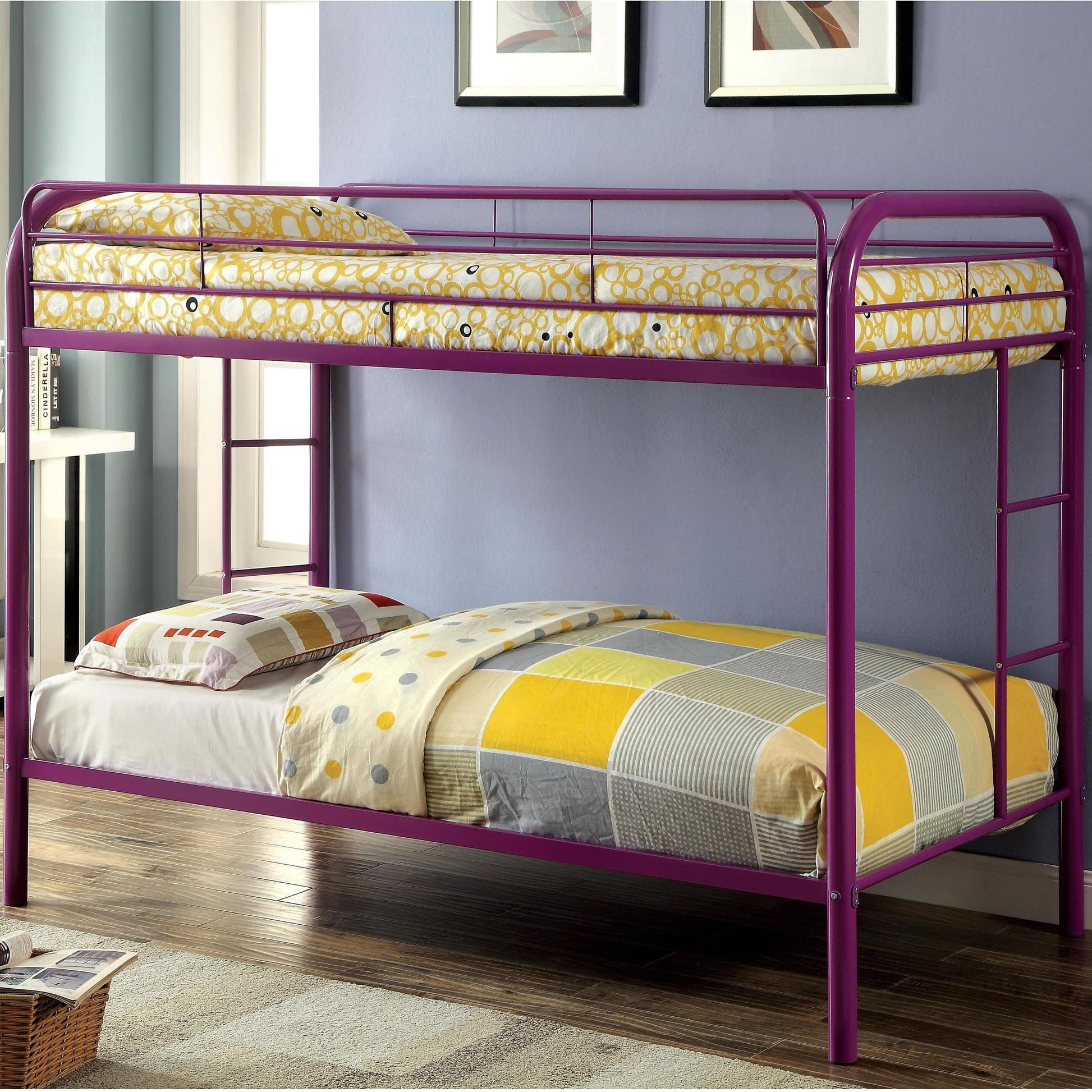  Furniture of America Kids Beds Bunk Bed CM-BK1032-PR IMAGE 1