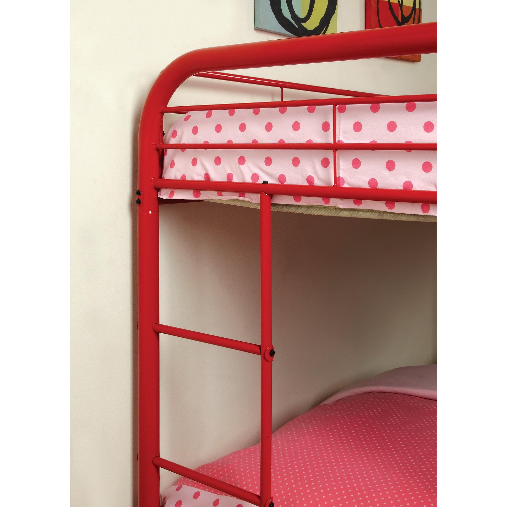  Furniture of America Kids Beds Bunk Bed CM-BK1032-RD IMAGE 3