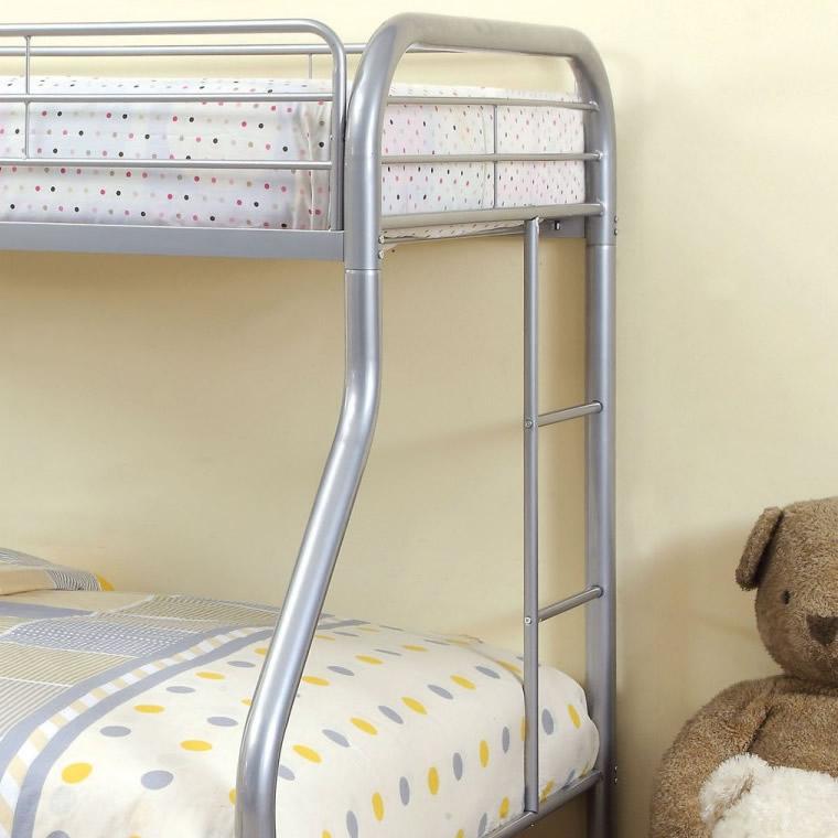  Furniture of America Kids Beds Bunk Bed CM-BK1033-SV-BED IMAGE 3