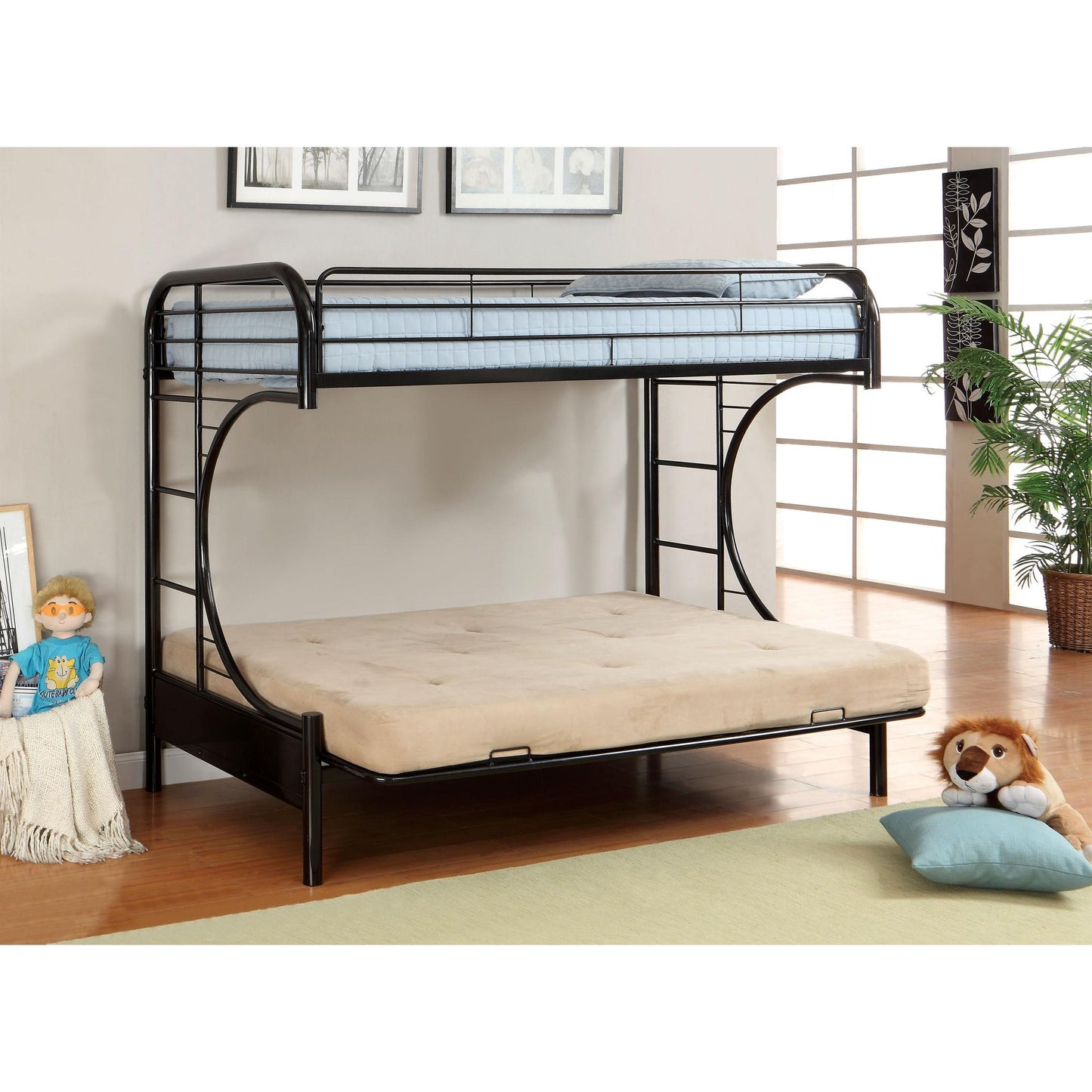  Furniture of America Kids Beds Loft Bed CM-BK1034-BK-BED IMAGE 4