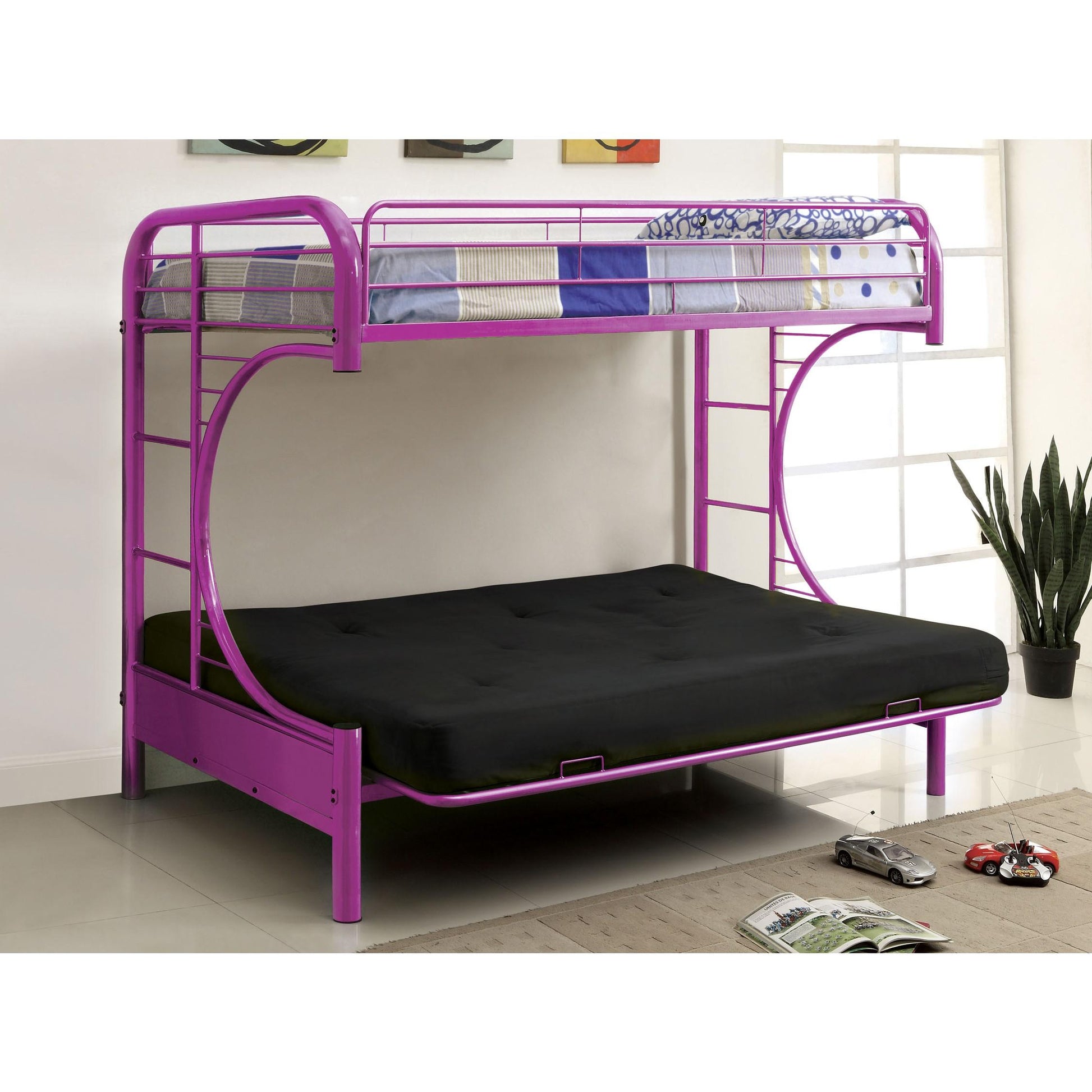  Furniture of America Kids Beds Loft Bed CM-BK1034-PR-BED IMAGE 4