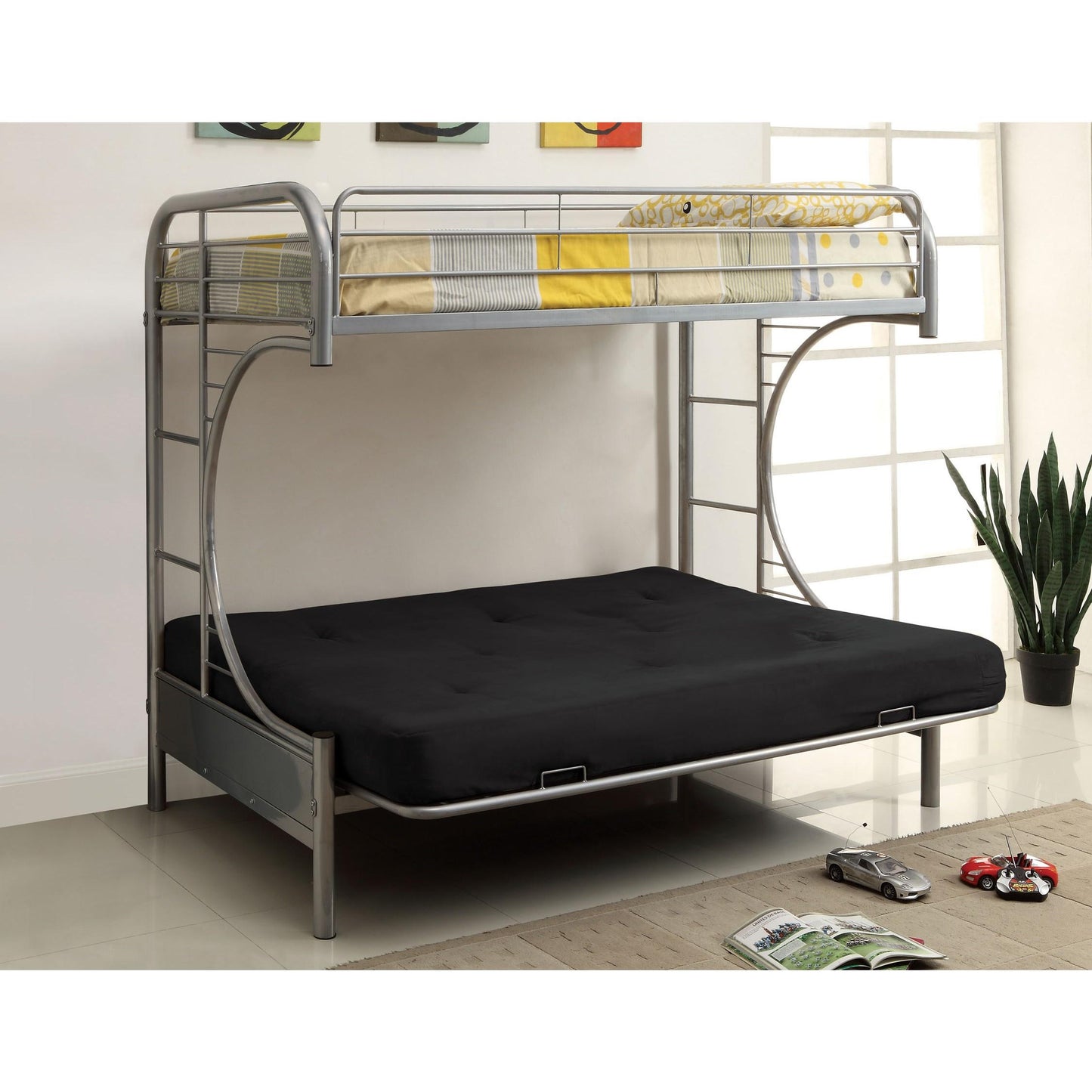  Furniture of America Kids Beds Loft Bed CM-BK1034-SV-BED IMAGE 5