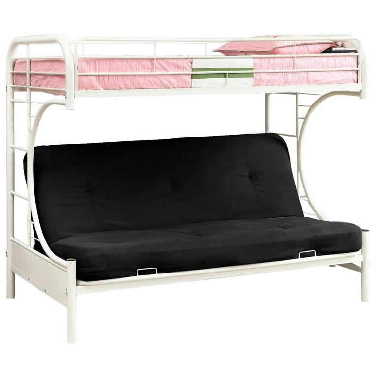  Furniture of America Kids Beds Loft Bed CM-BK1034-WH-BED IMAGE 1