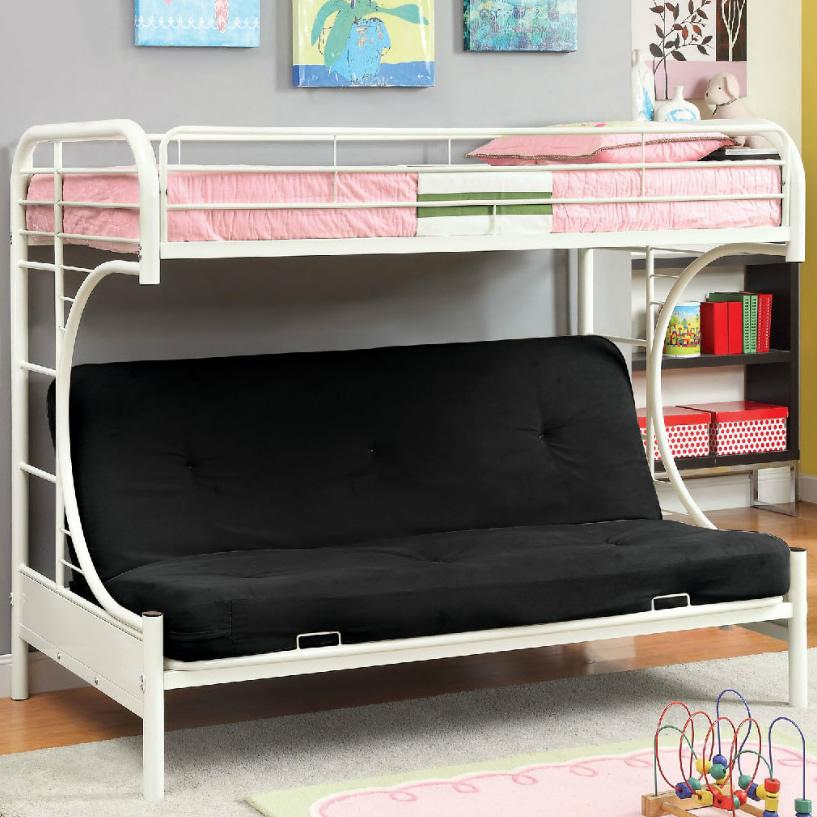  Furniture of America Kids Beds Loft Bed CM-BK1034-WH-BED IMAGE 2