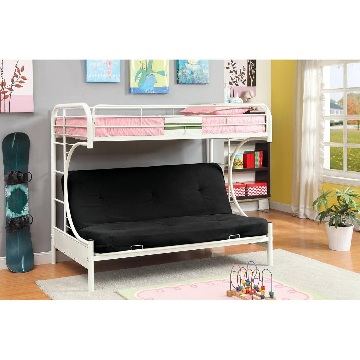  Furniture of America Kids Beds Loft Bed CM-BK1034-WH-BED IMAGE 3