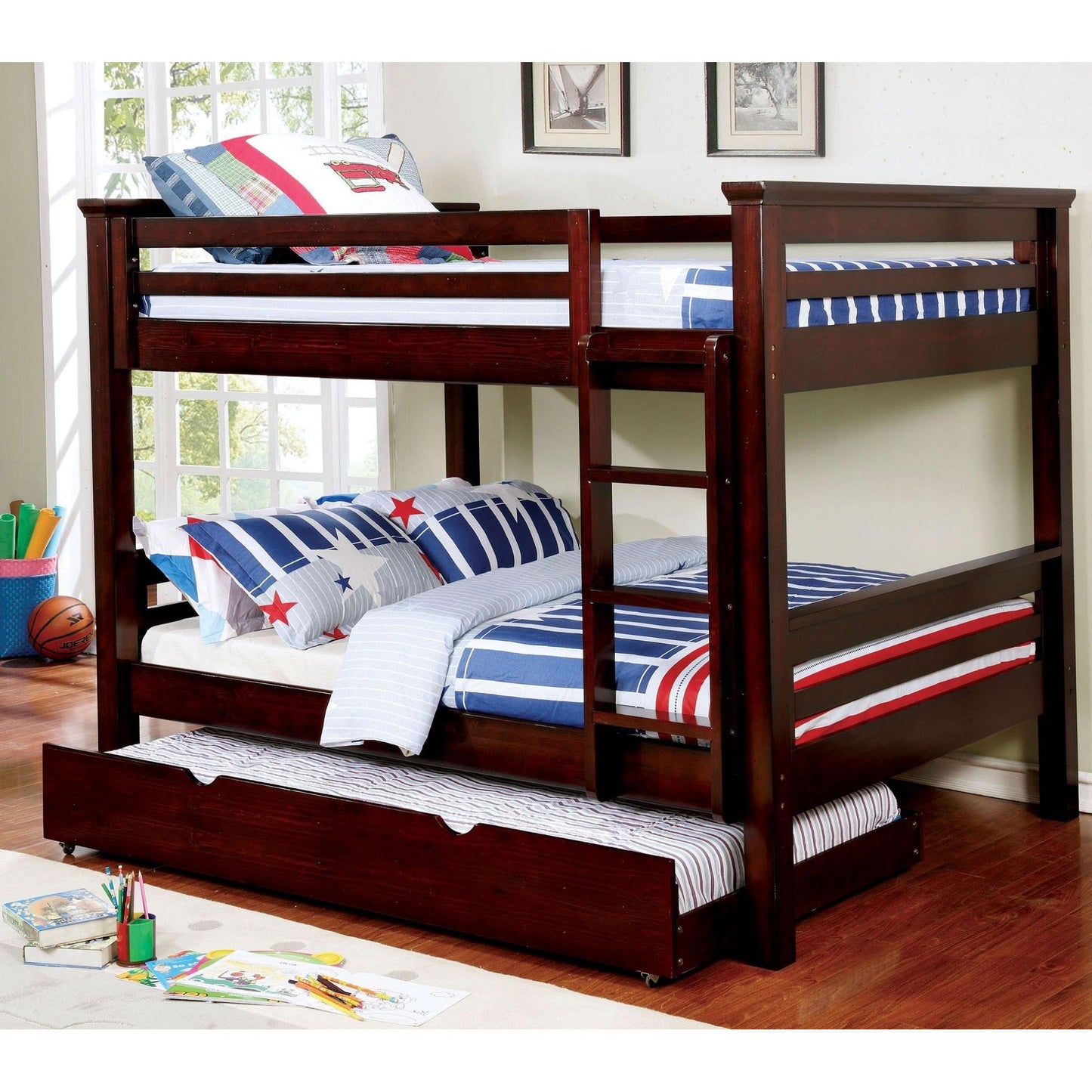  Furniture of America Kids Beds Bunk Bed CM-BK450FF-BED IMAGE 3