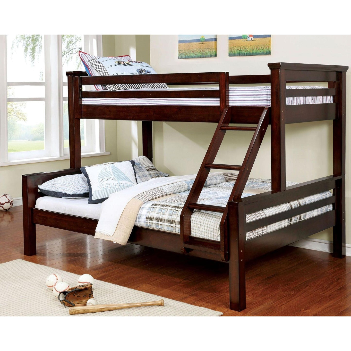  Furniture of America Kids Beds Bunk Bed CM-BK450TQ-BED IMAGE 2