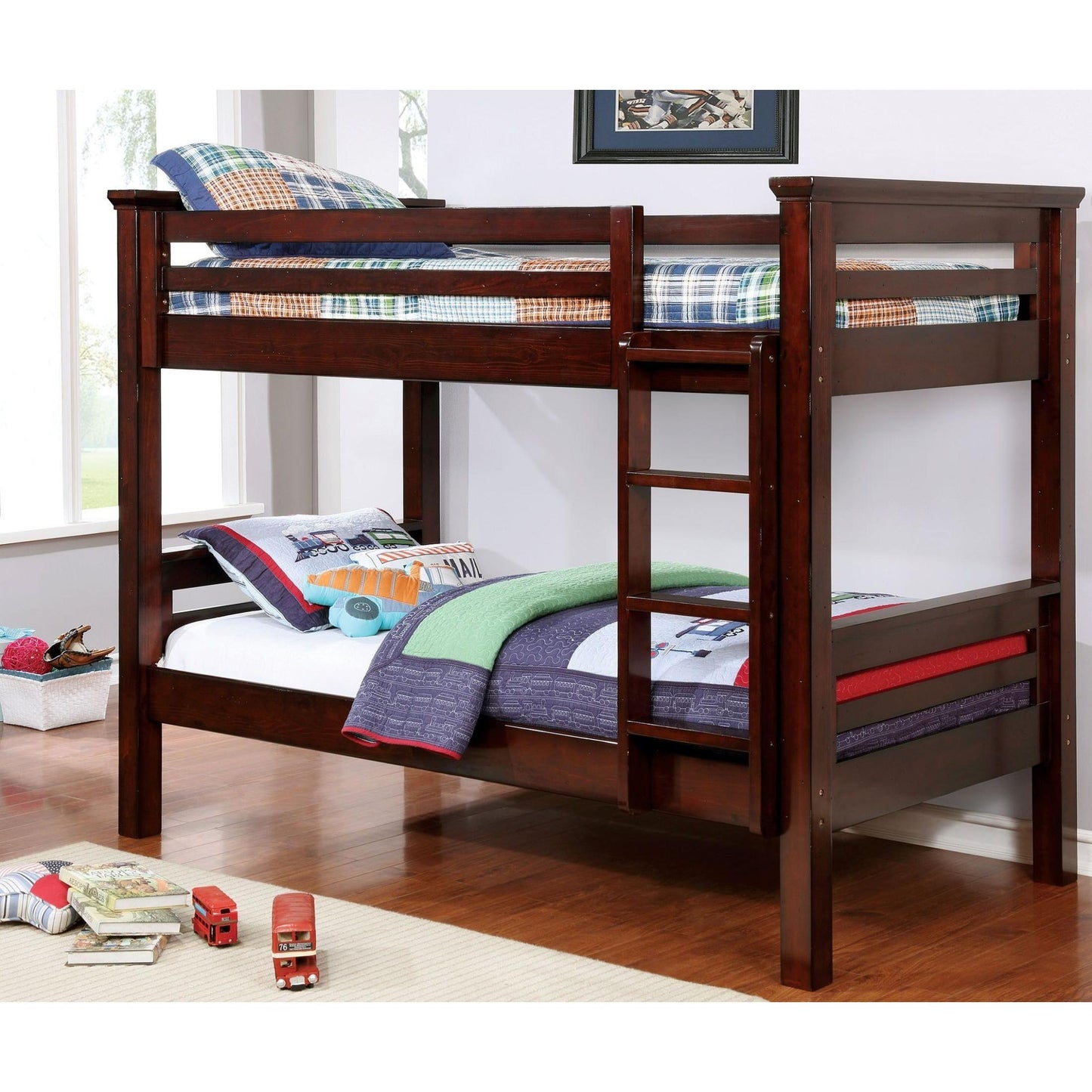  Furniture of America Kids Beds Bunk Bed CM-BK450TT-BED IMAGE 3