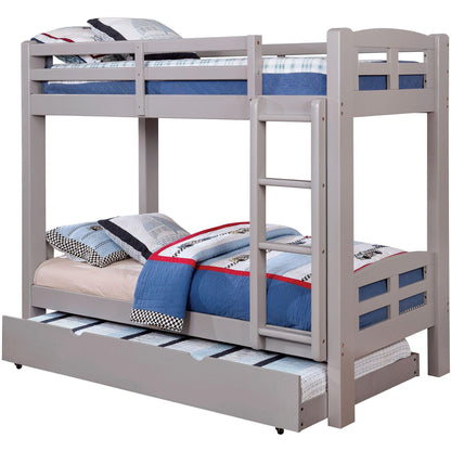  Furniture of America Kids Beds Bunk Bed CM-BK618T-GY-BED IMAGE 1