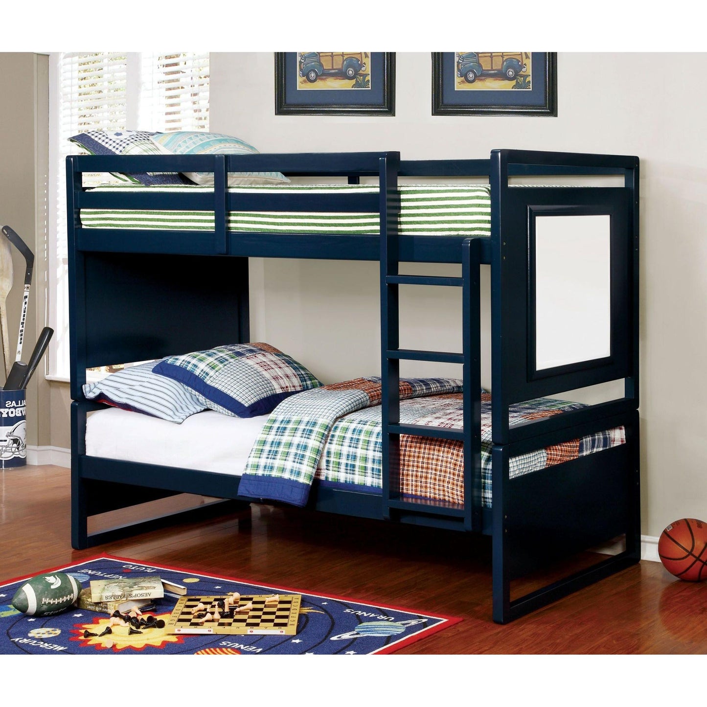  Furniture of America Kids Beds Bunk Bed CM-BK901BL-BED IMAGE 3