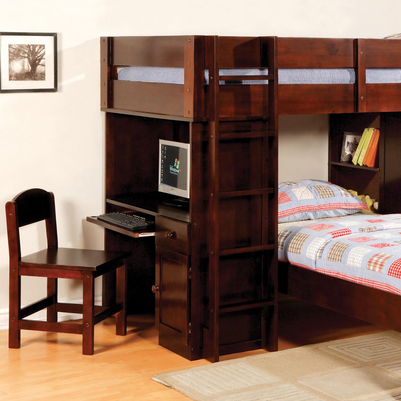  Furniture of America Kids Beds Loft Bed CM-BK529-EXP-SET IMAGE 2