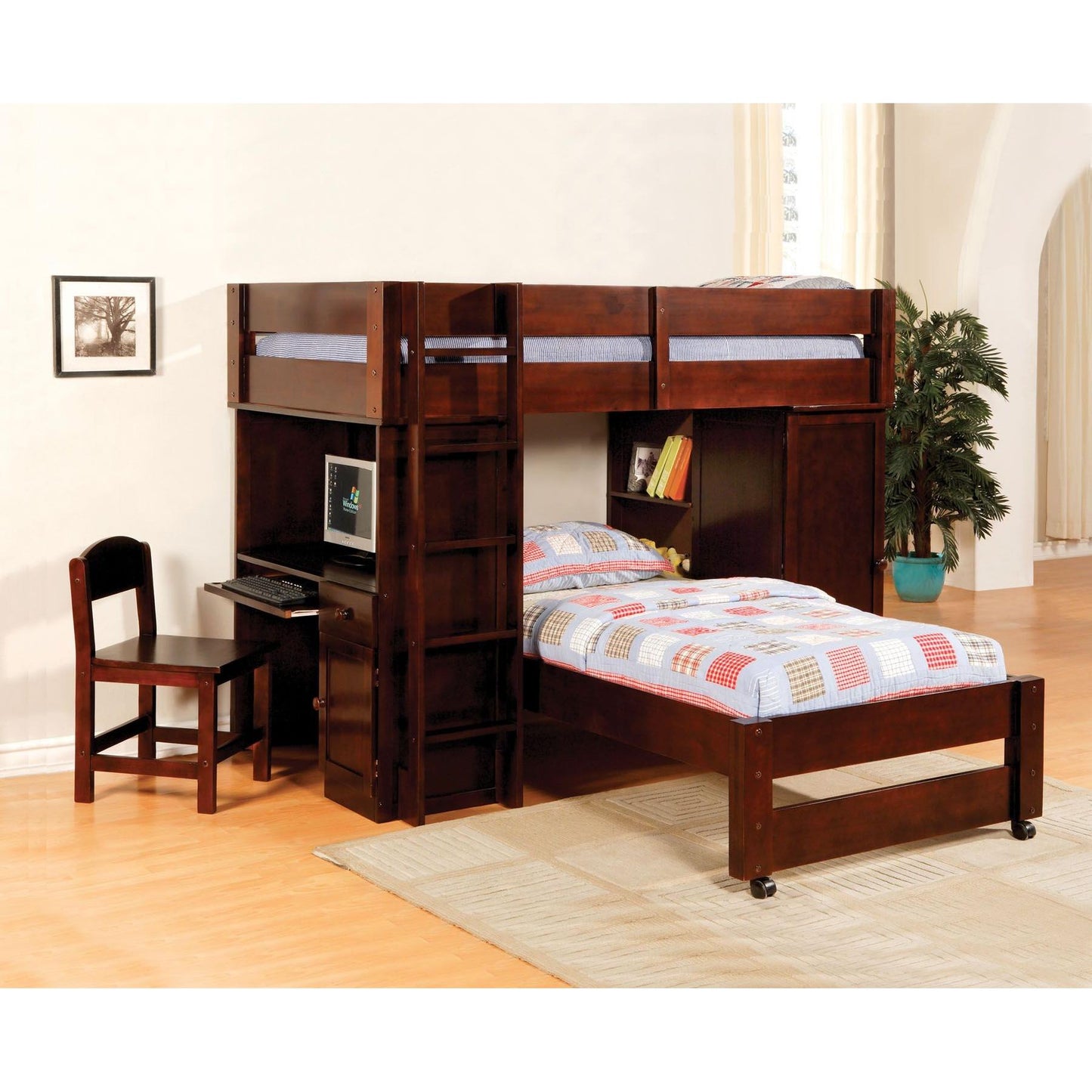  Furniture of America Kids Beds Loft Bed CM-BK529-EXP-SET IMAGE 3