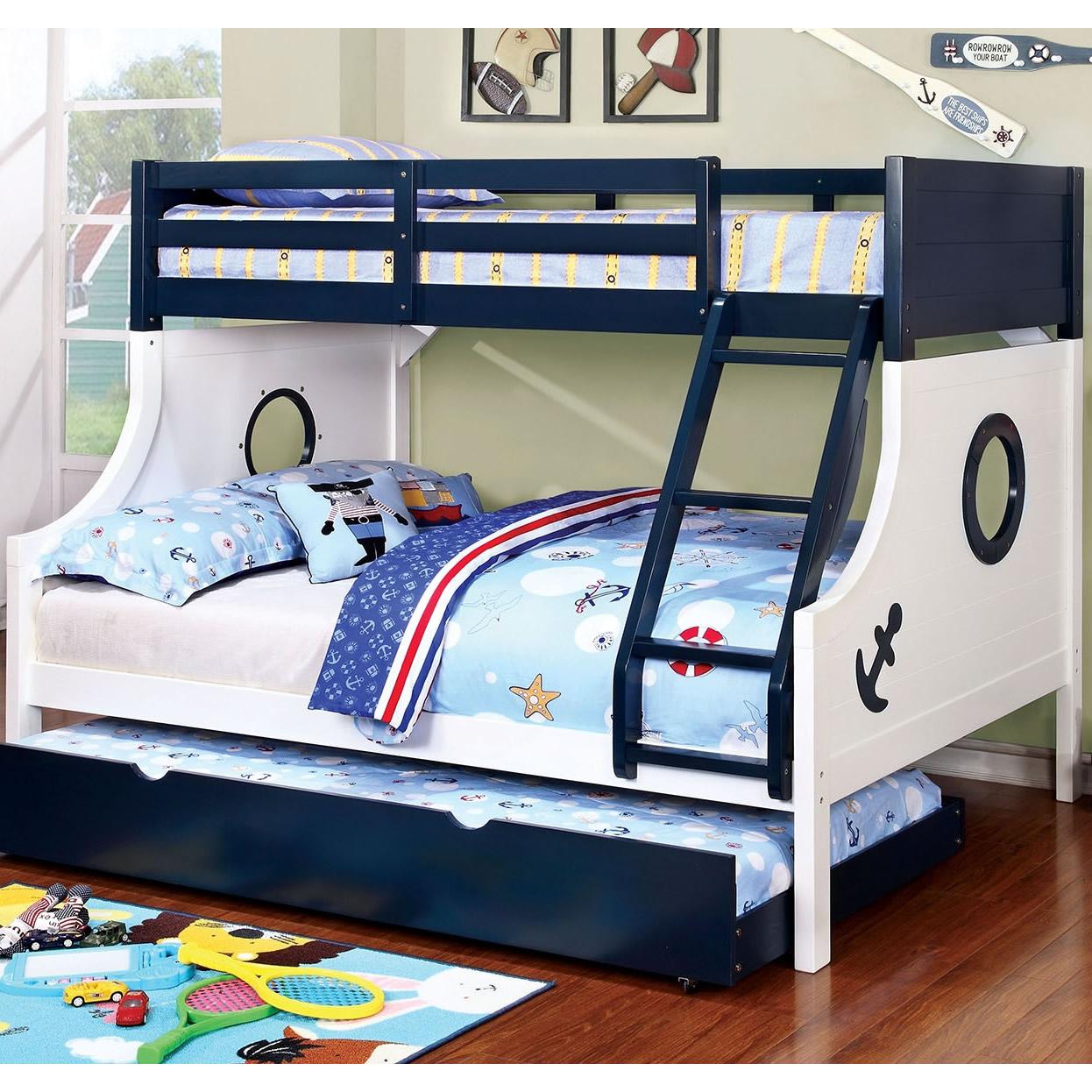  Furniture of America Kids Beds Bunk Bed CM-BK629-BED IMAGE 1
