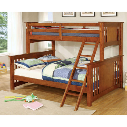  Furniture of America Kids Beds Bunk Bed CM-BK604OAK-BED IMAGE 2