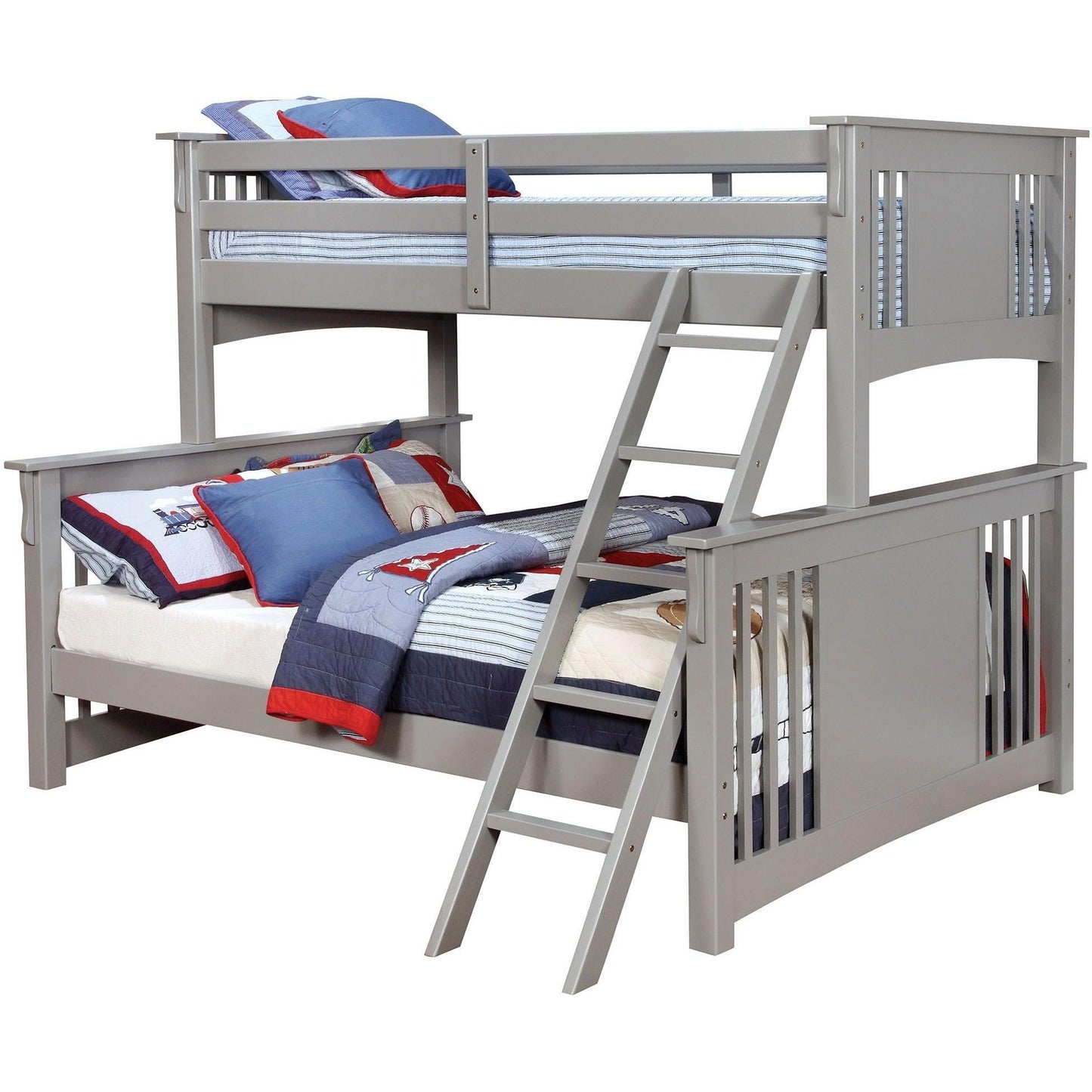  Furniture of America Kids Beds Bunk Bed CM-BK604GY-BED IMAGE 1