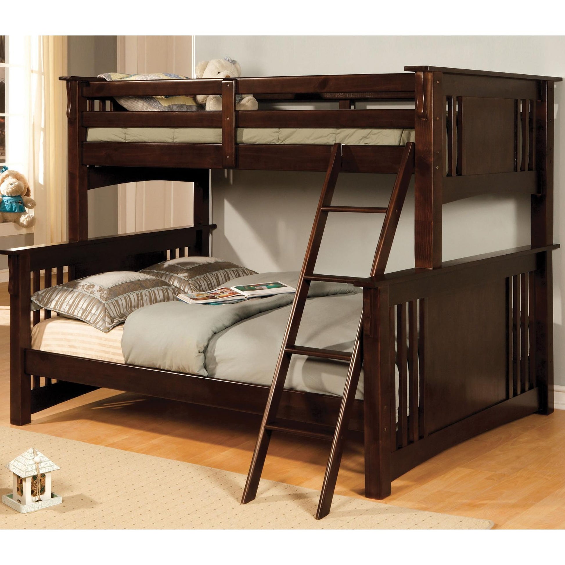  Furniture of America Kids Beds Bunk Bed CM-BK602F-EXP-BED IMAGE 1