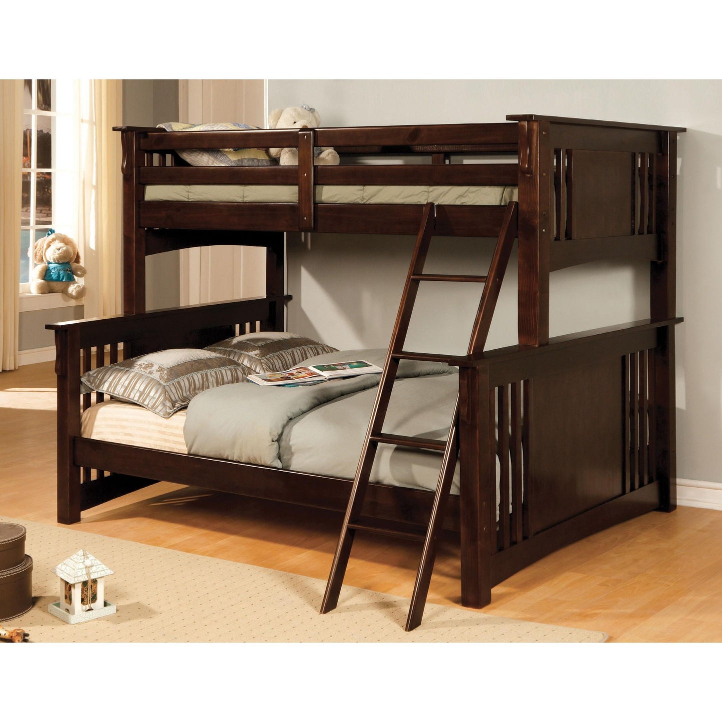  Furniture of America Kids Beds Bunk Bed CM-BK602F-EXP-BED IMAGE 2