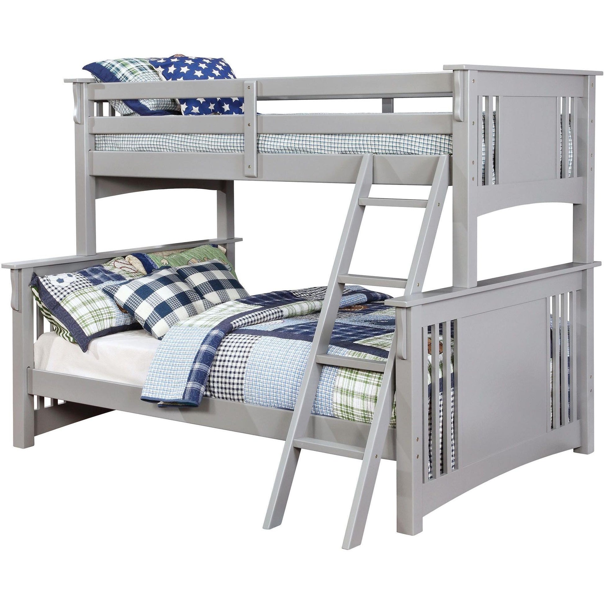  Furniture of America Kids Beds Bunk Bed CM-BK602F-GY-BED IMAGE 1