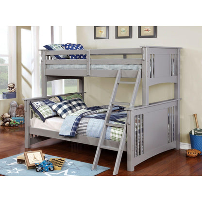  Furniture of America Kids Beds Bunk Bed CM-BK602F-GY-BED IMAGE 2