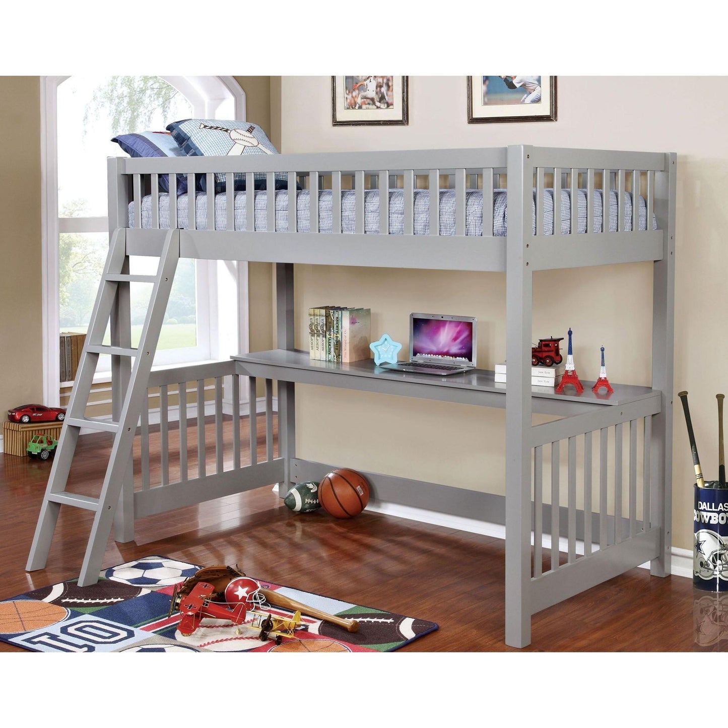  Furniture of America Kids Beds Loft Bed CM-BK614-BED IMAGE 3