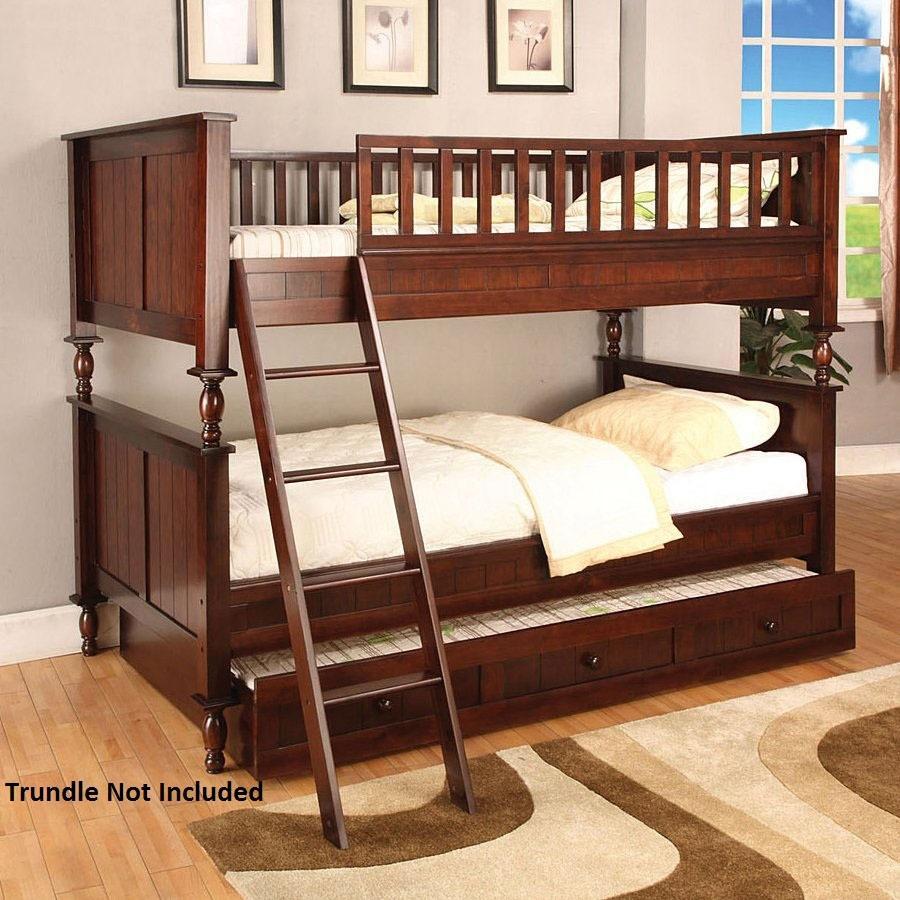  Furniture of America Kids Beds Bunk Bed CM-BK001T-BED IMAGE 1