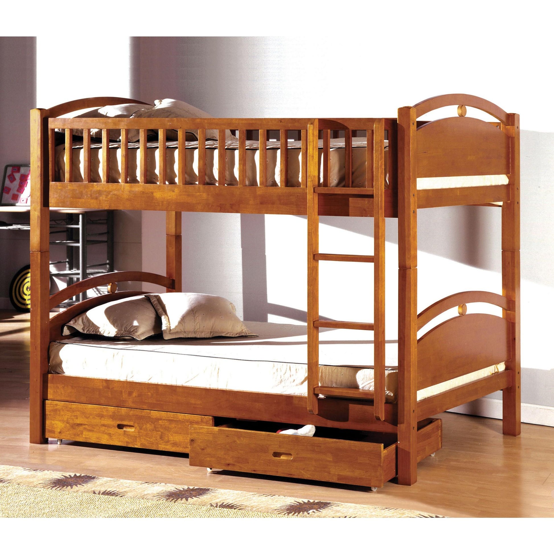  Furniture of America Kids Beds Bunk Bed CM-BK600A-BED IMAGE 1