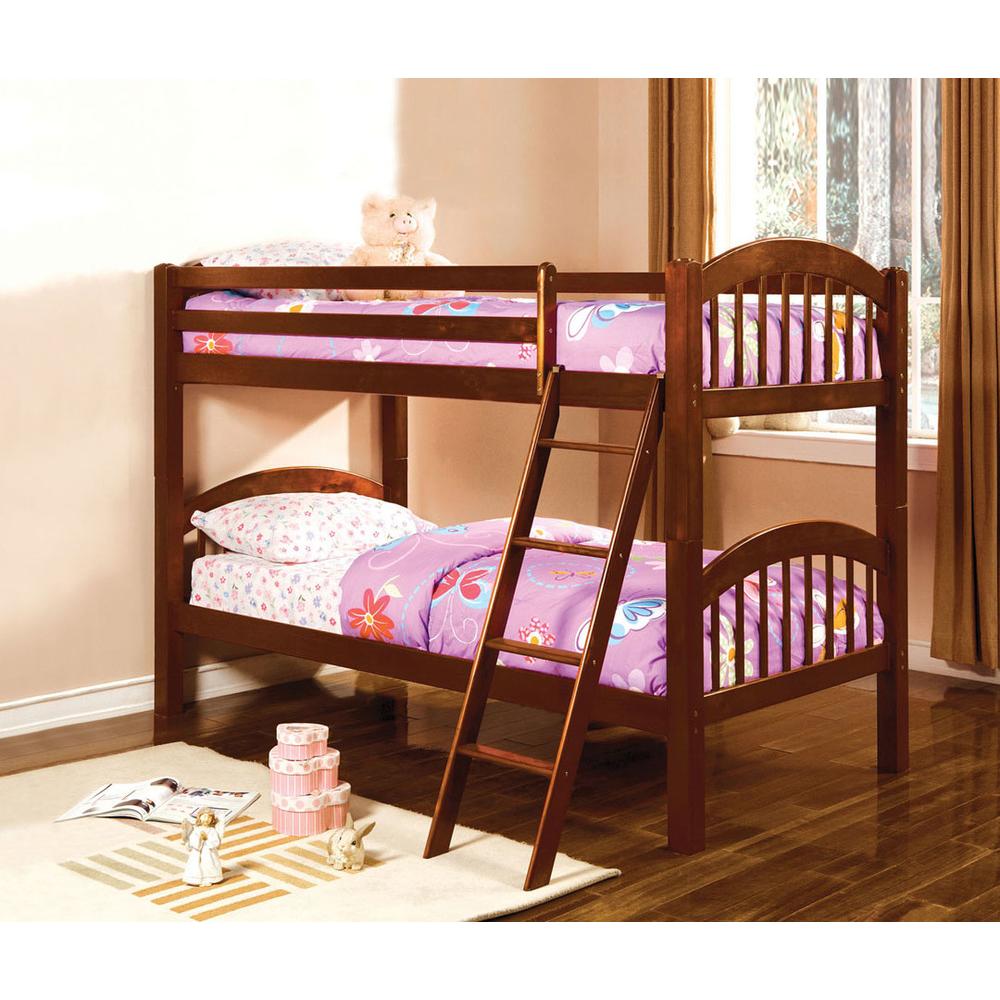  Furniture of America Kids Beds Bunk Bed CM-BK524-CH-BED IMAGE 2