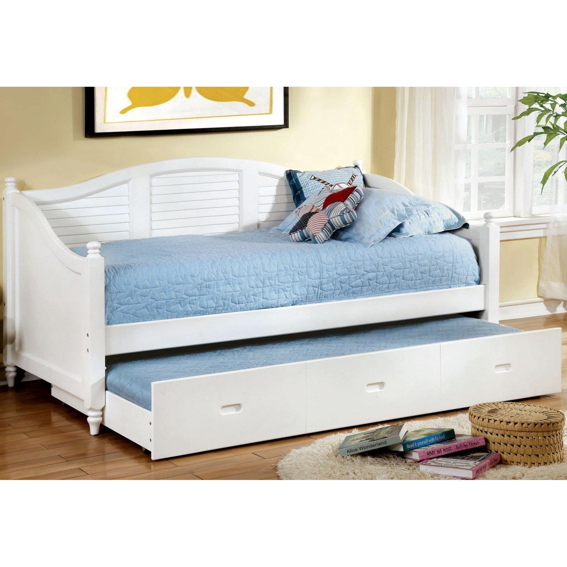  Furniture of America Bel Air Twin Daybed CM1957WH-BED IMAGE 1