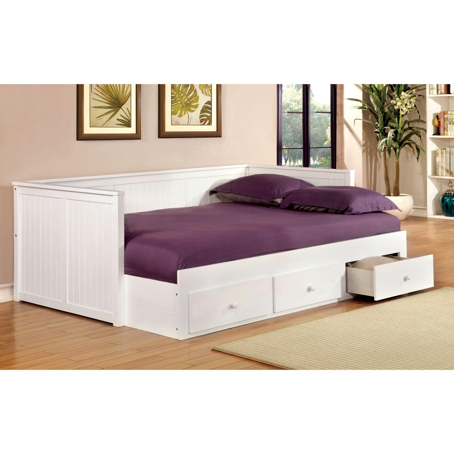 Furniture of America Wolford Twin Daybed CM1927WH-BED IMAGE 1