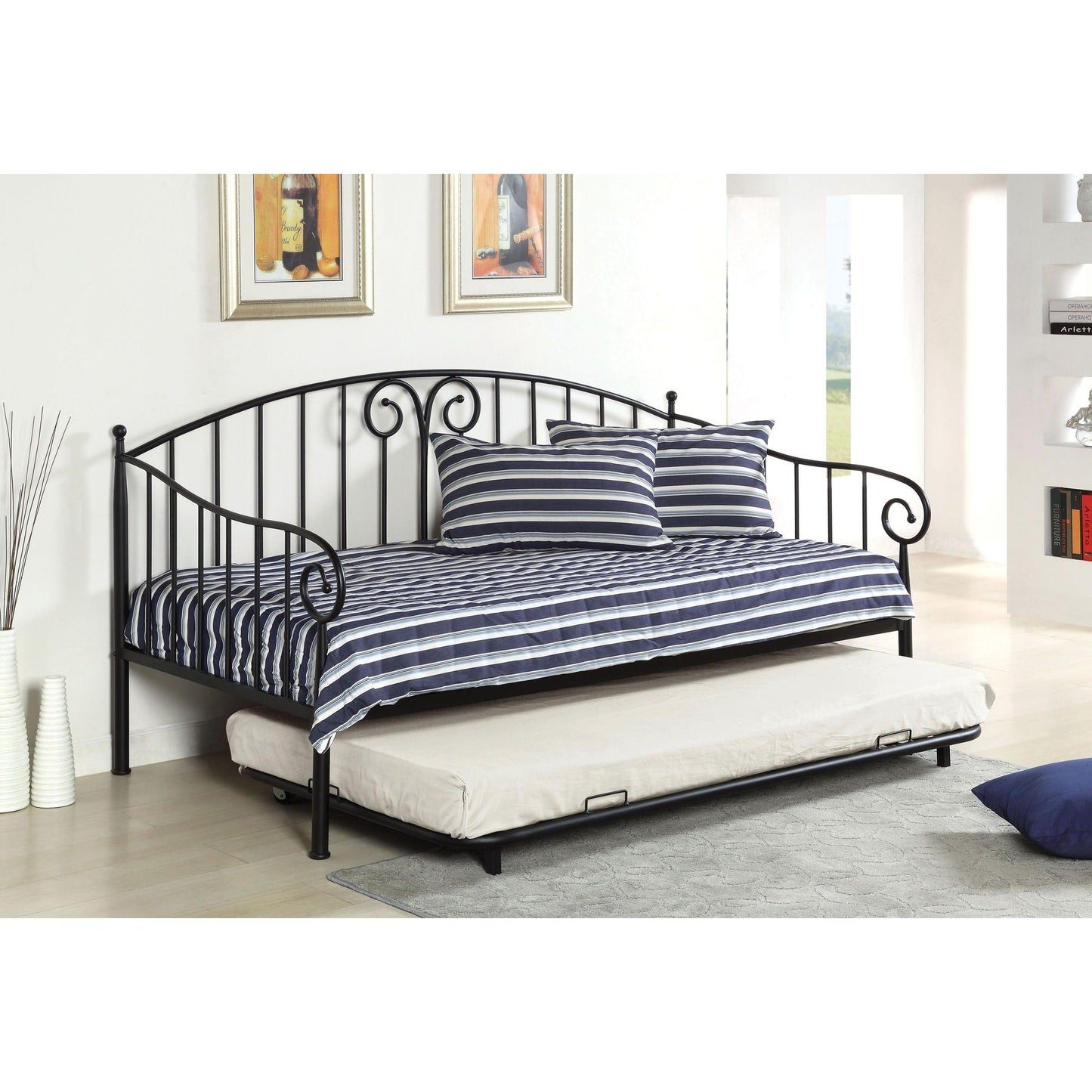  Furniture of America Hamden Twin Daybed CM1603BK IMAGE 2