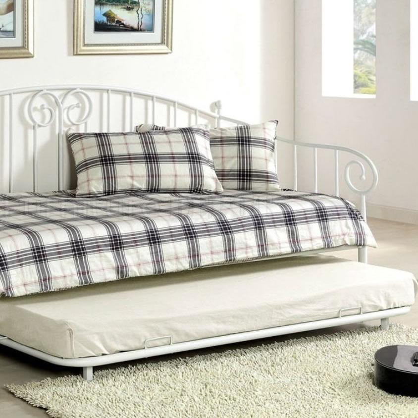  Furniture of America Kids Beds Trundle Bed CM1603WH-TR IMAGE 1
