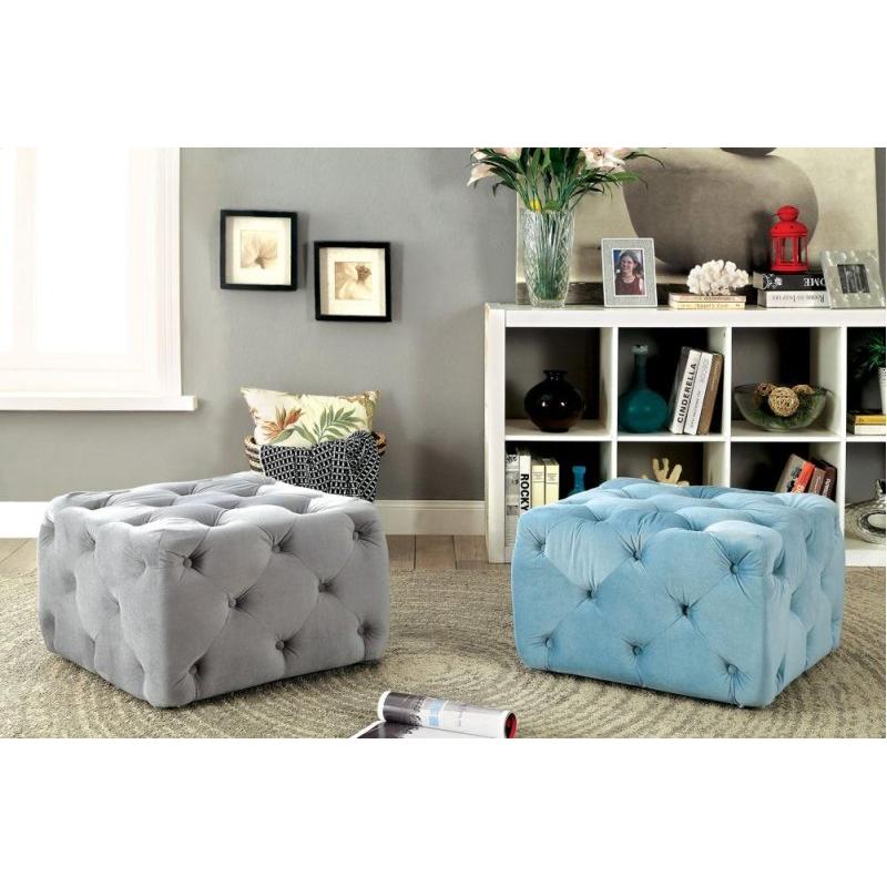  Furniture of America Kids Seating Ottomans CM-BN6290GY IMAGE 4