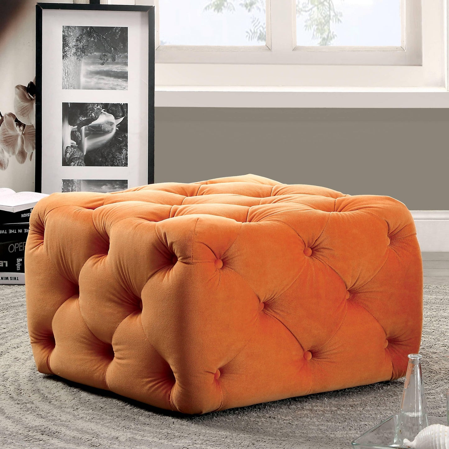  Furniture of America Kids Seating Ottomans CM-BN6290OR IMAGE 2