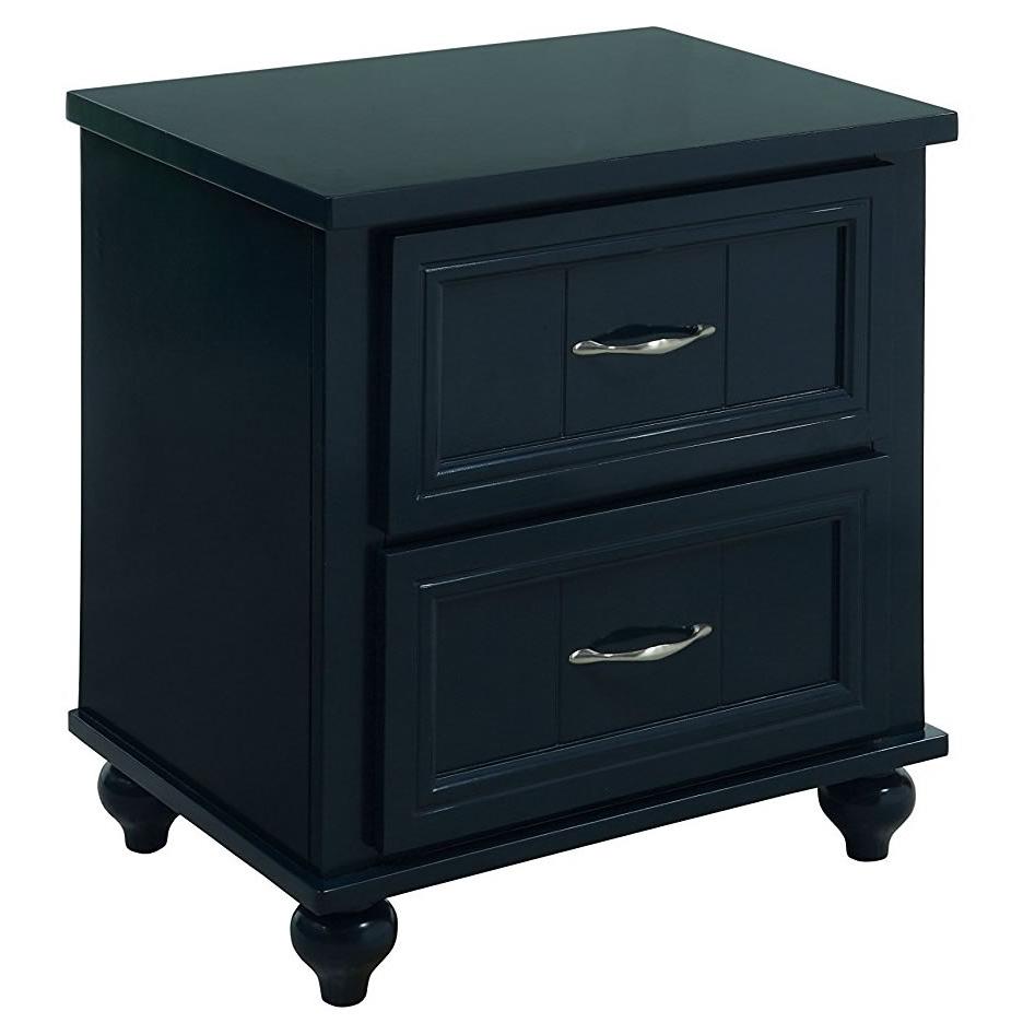  Furniture of America Lacey 2-Drawer Kids Nightstand CM7322BL-N IMAGE 1