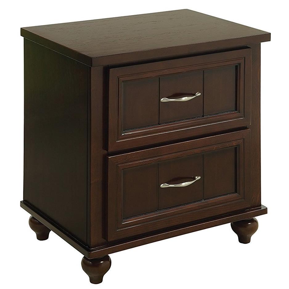  Furniture of America Lacey 2-Drawer Kids Nightstand CM7322EX-N IMAGE 1