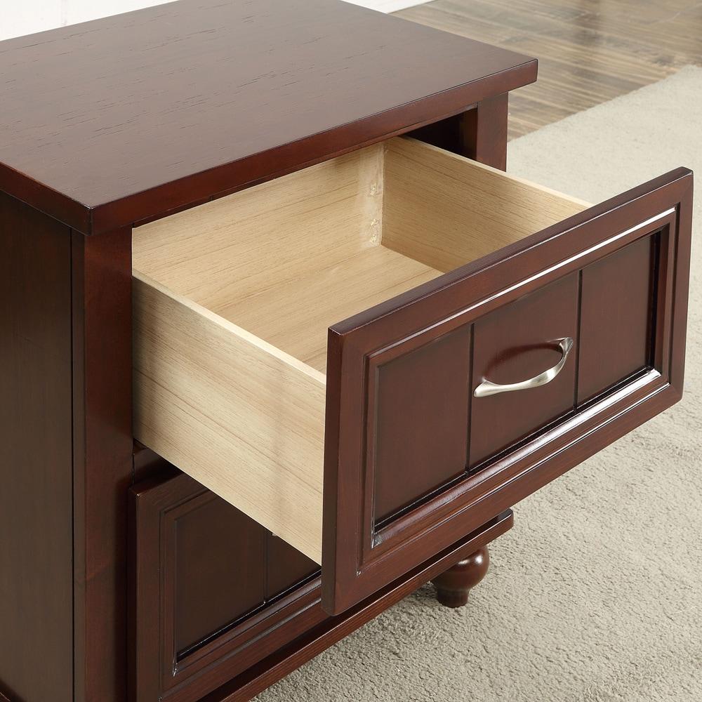  Furniture of America Lacey 2-Drawer Kids Nightstand CM7322EX-N IMAGE 4