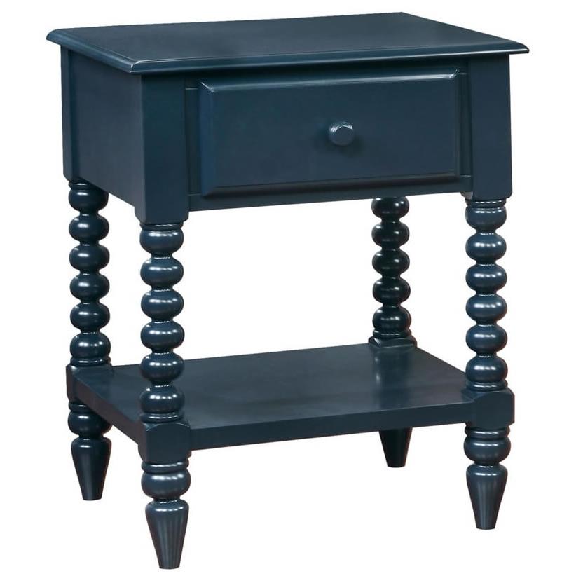  Furniture of America Lindsay 1-Drawer Kids Nightstand CM-AC323BL IMAGE 1