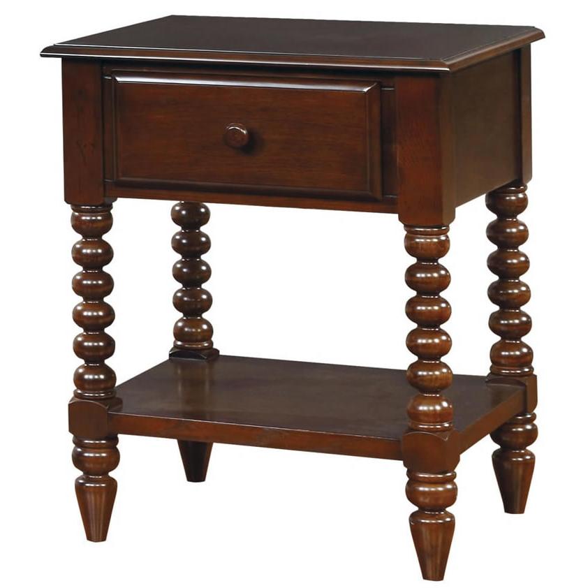  Furniture of America Lindsay 1-Drawer Kids Nightstand CM-AC323EX IMAGE 1