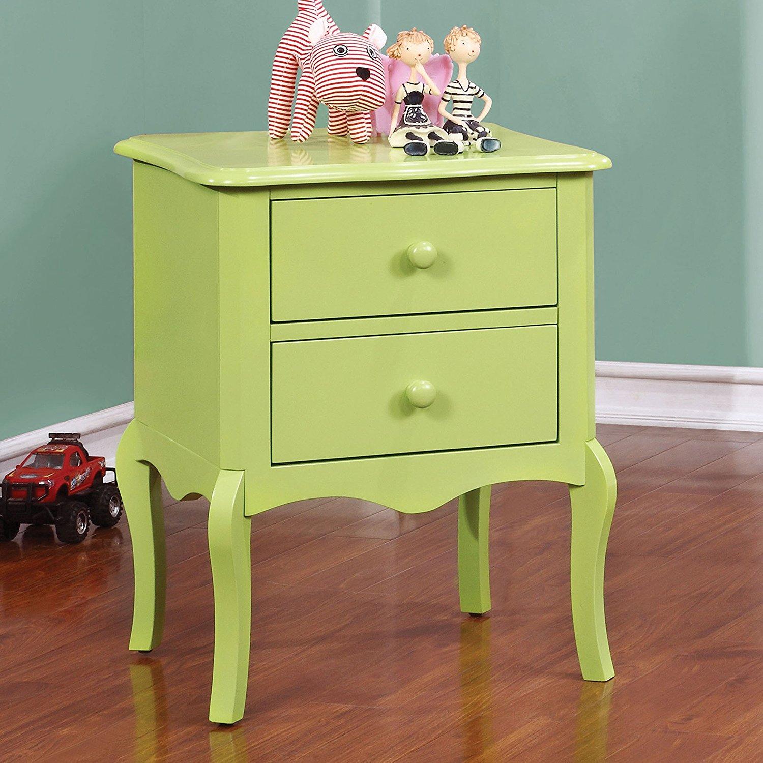  Furniture of America Lexie 2-Drawer Kids Nightstand CM-AC325AG IMAGE 2