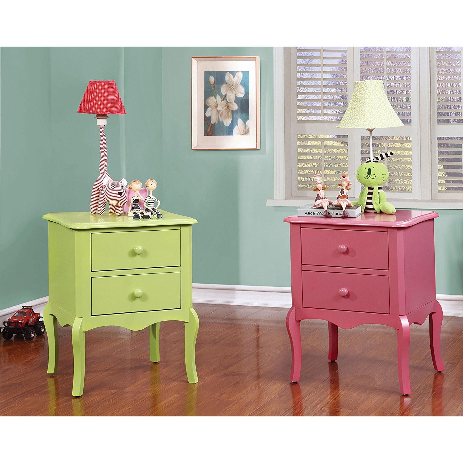  Furniture of America Lexie 2-Drawer Kids Nightstand CM-AC325PK IMAGE 4