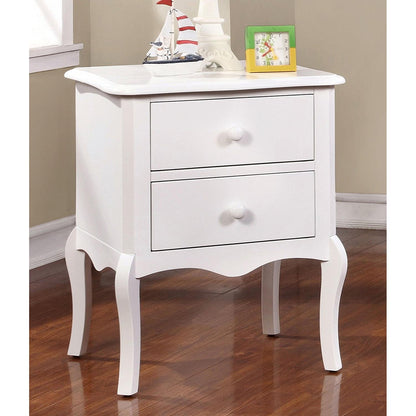  Furniture of America Lexie 2-Drawer Kids Nightstand CM-AC325WH IMAGE 3