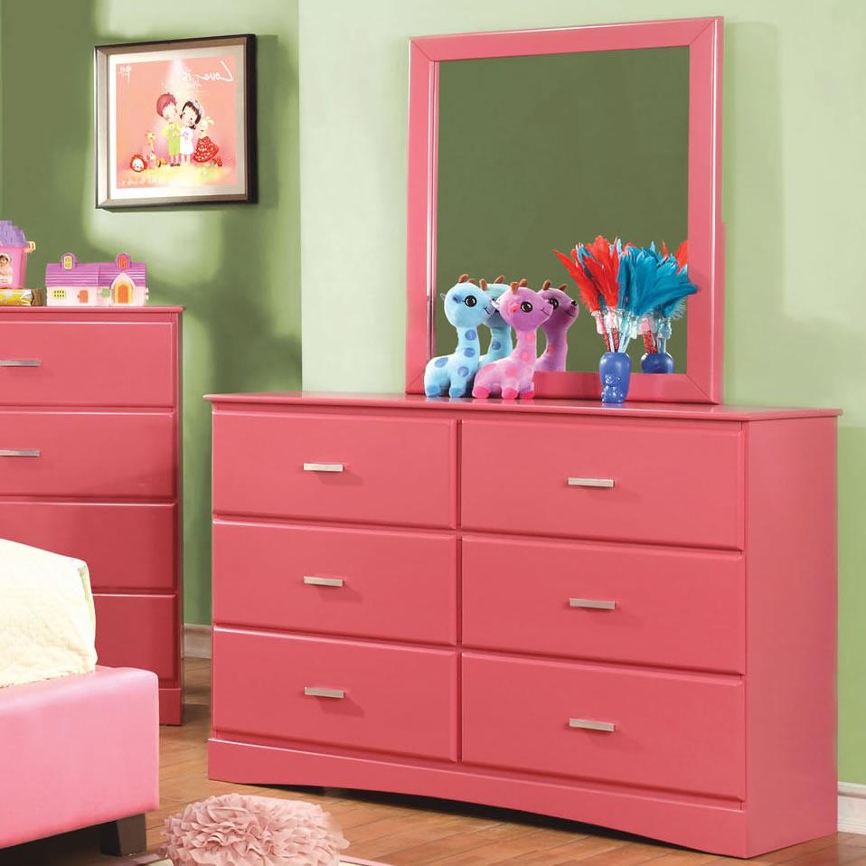  Furniture of America Prismo 6-Drawer Kids Dresser CM7941PK-D IMAGE 3