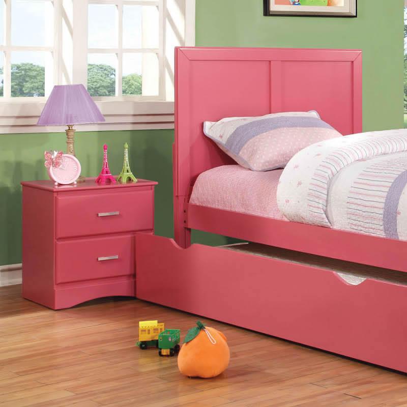  Furniture of America Prismo 2-Drawer Kids Nightstand CM7941PK-N IMAGE 2