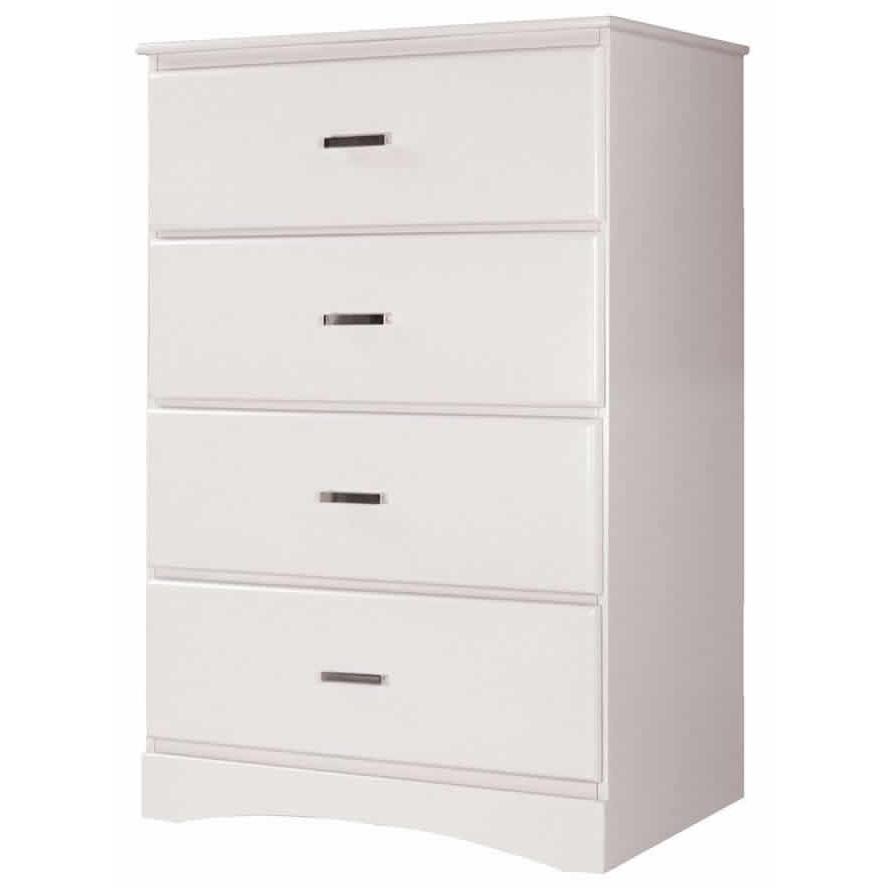  Furniture of America Prismo 4-Drawer Kids Chest CM7941WH-C IMAGE 1
