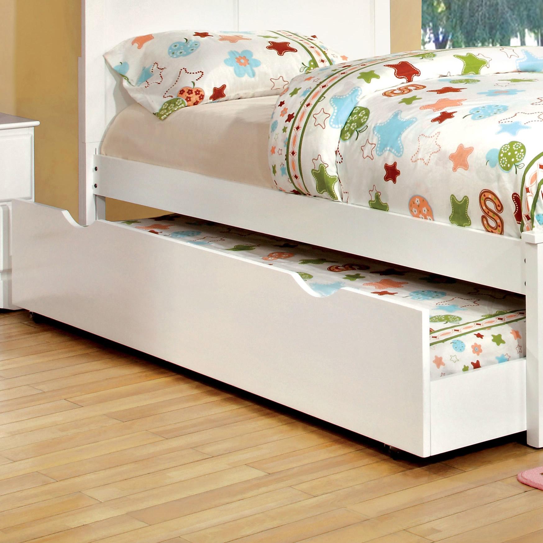  Furniture of America Kids Beds Trundle Bed CM7941WH-TR IMAGE 2
