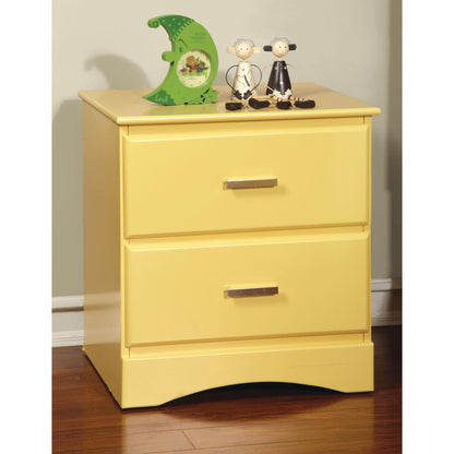  Furniture of America Prismo 2-Drawer Kids Nightstand CM7941YW-N IMAGE 2