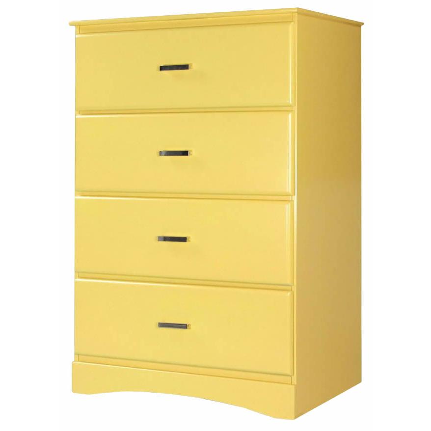  Furniture of America Prismo 4-Drawer Kids Chest CM7941YW-C IMAGE 1