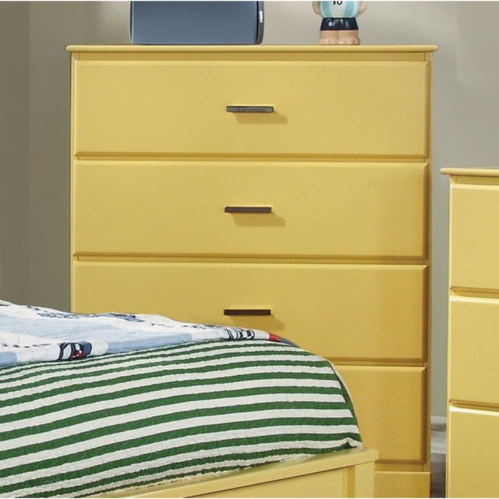  Furniture of America Prismo 4-Drawer Kids Chest CM7941YW-C IMAGE 2