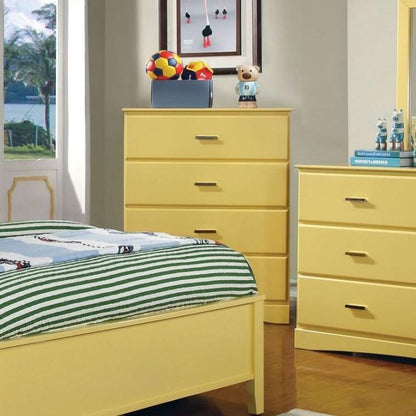  Furniture of America Prismo 4-Drawer Kids Chest CM7941YW-C IMAGE 3