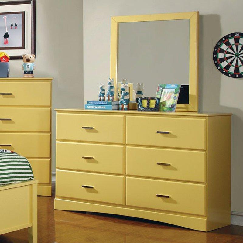  Furniture of America Prismo 6-Drawer Kids Dresser CM7941YW-D IMAGE 3